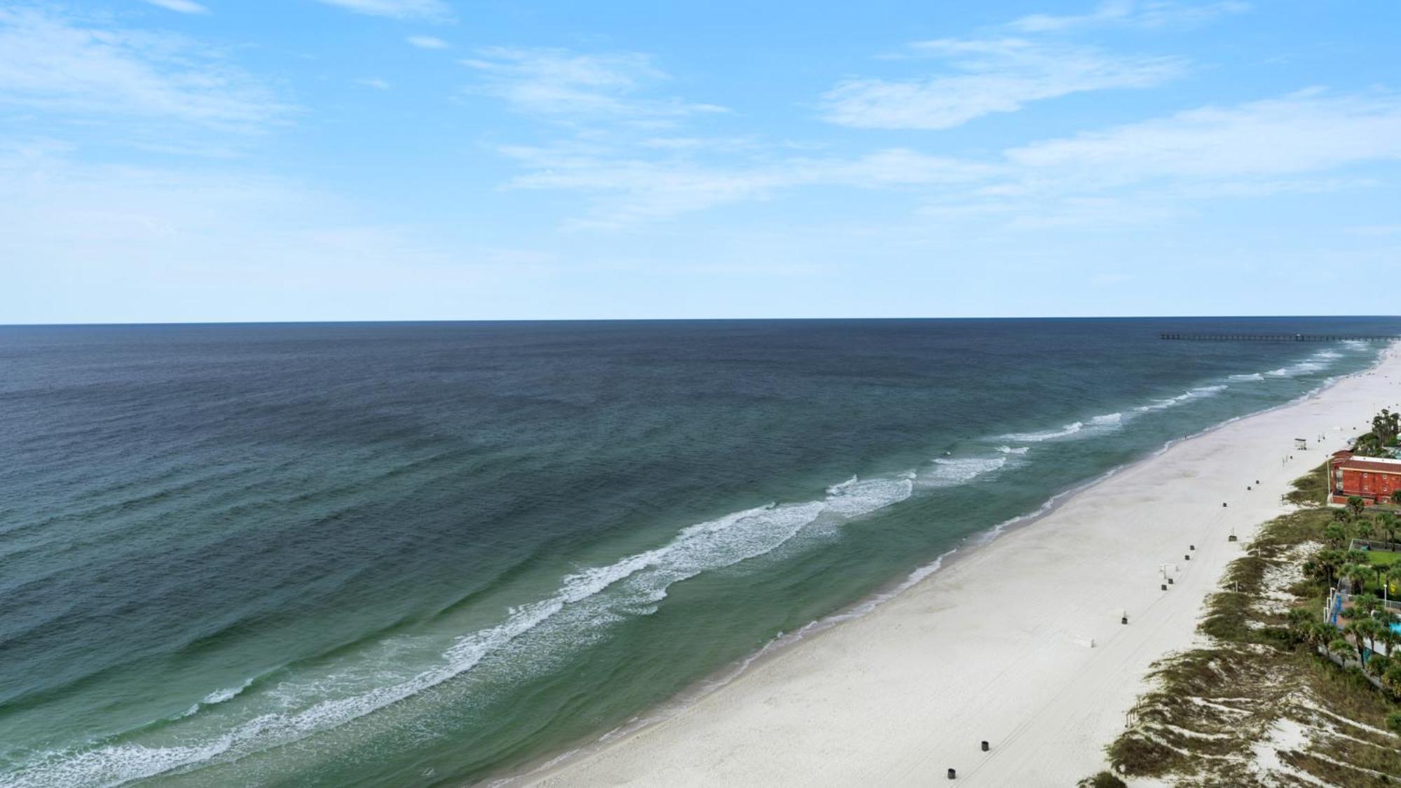 Parking Fee Included-Majestic 1-1606! Gulf Front 1Bedroom, Pool,Hot Tubs,Tennis Panama City Beach Dış mekan fotoğraf