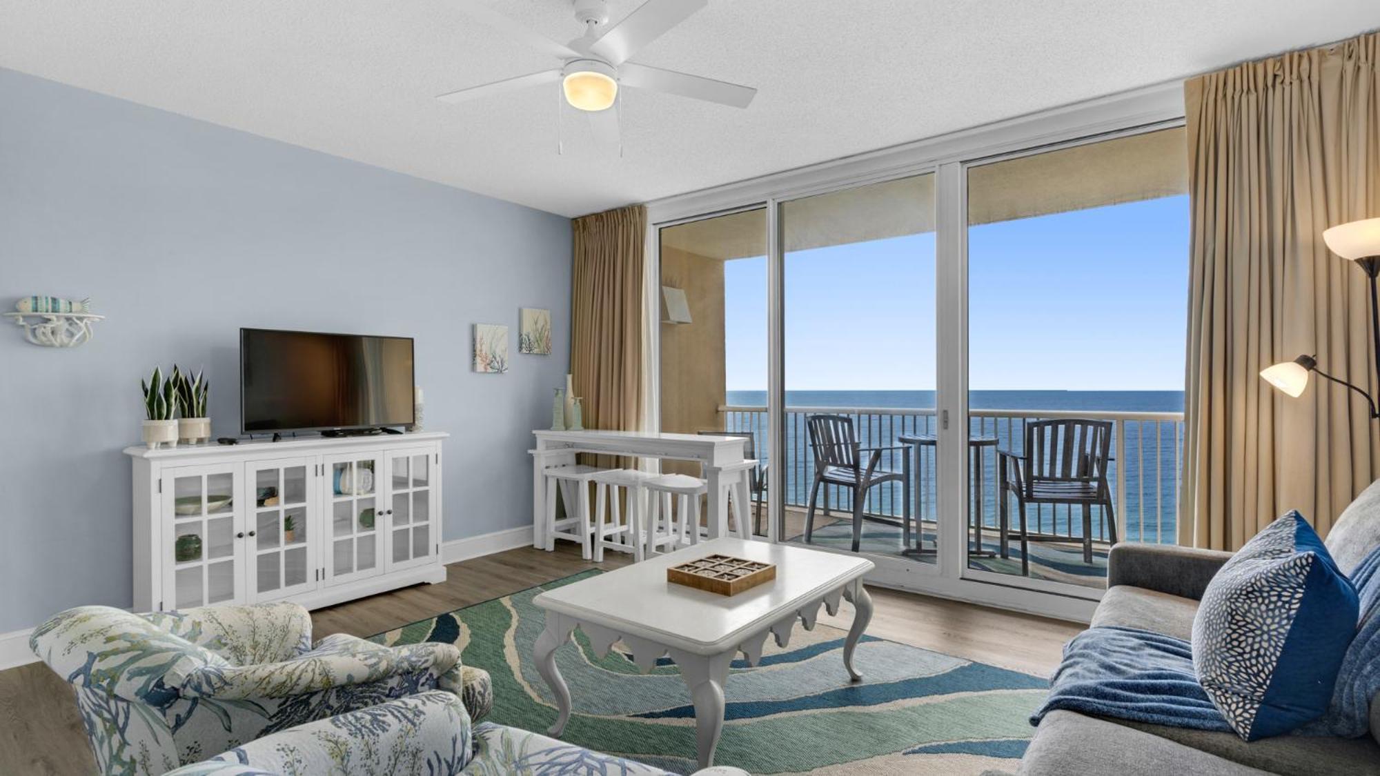 Parking Fee Included-Majestic 1-1606! Gulf Front 1Bedroom, Pool,Hot Tubs,Tennis Panama City Beach Dış mekan fotoğraf